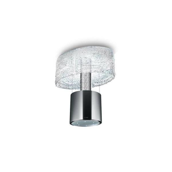 Faber Nest Plus 41cm Stainless Steel and Glass Island Hood - Image 3
